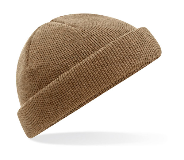 Recycled Mini Fisherman Beanie - Biscuit / ONE SIZE