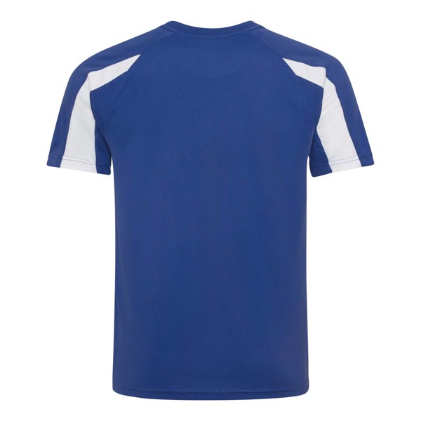 Kids Contrast Cool T - Royal Blue / Arctic White / L