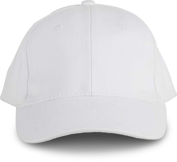Oekotex Certified 6 Panels Cap - White