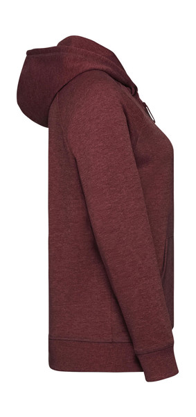 Ladies' Hd Zipped Hood Sweat - White / XL