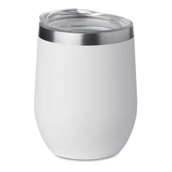 Double wall mug 300ml Chin Chin - White