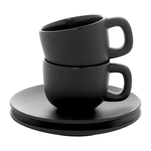 Sada šálok na espresso Caturra - Black