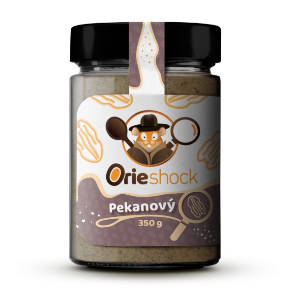 Orieshock Pekanový krém 350g 100% naturálny
