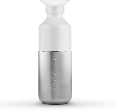 Fľaša na vodu Dopper nerezová oceľ 350 ml, silver/white