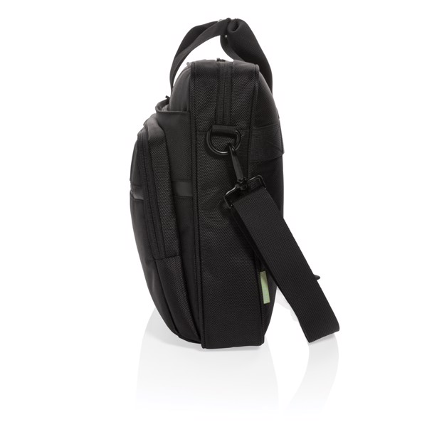 Swiss Peak laptop bag RFID, 15.6 inch, 1680D RPET