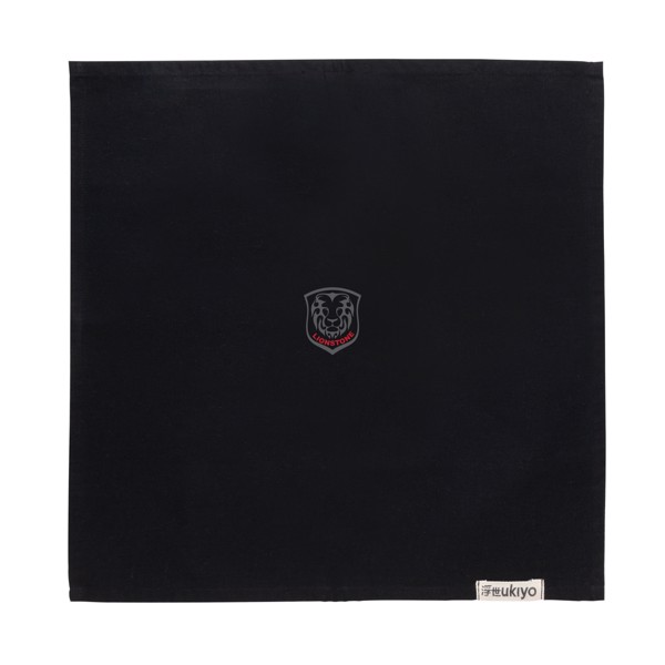 Set de 4 serviettes de table Ukiyo en rcotton 180gr Aware™ - Noir