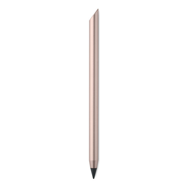 Penever inkless pen, recycled aluminium - Beige / Red