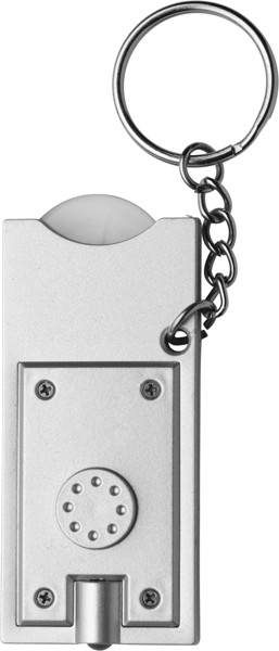 Porta-chaves PS com moeda Madeleine - Silver