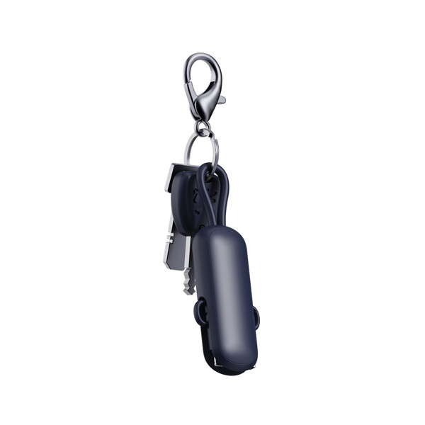 Câble 100W porte-clés 4-en-1 Urban Vitamin Dublin - Bleu