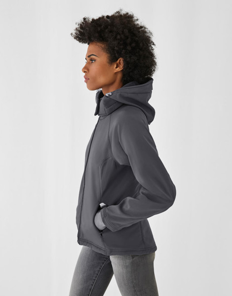 Hooded Softshell / Women - White / 2XL