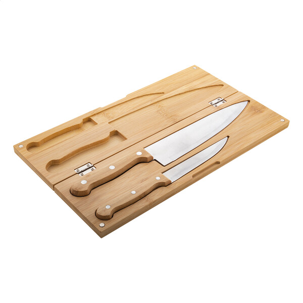 Bamboo Knife Set Sanjo