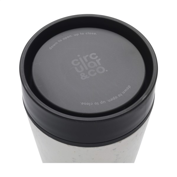 Circular&Co Recycled Coffee Cup 227 ml - White / Black