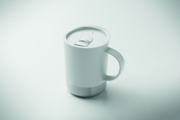 Single wall mug 300ml Beaker - White