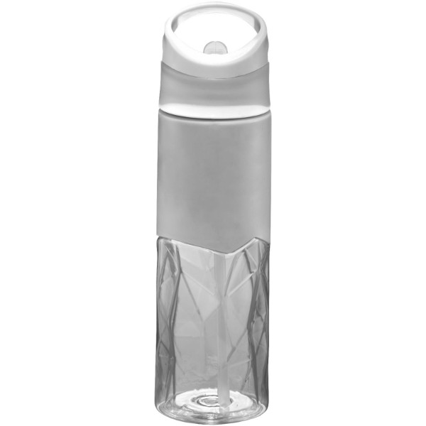 Botella para deporte geométrica "Radius" - Transparente claro