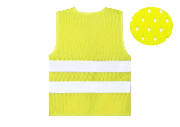 Mesh Safety Vest For Children "Korfu" - Hi-Vis Yellow / XS