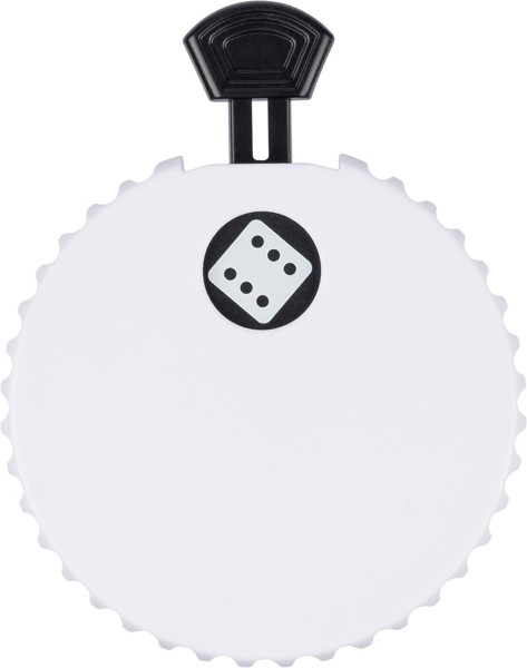 Gerecycled ABS mechanische dobbelsteen Cian