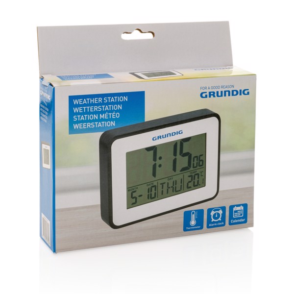 XD - Grundig weatherstation alarm and calendar