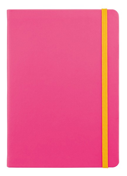 Poznámkový blok tečkovaný G-Notes No.3, A5 - Růžová / Žlutá