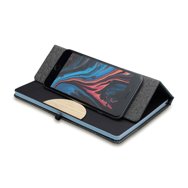 Fold notepad & pen set - Grey
