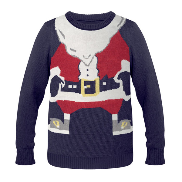 Shimas akrilni božični pulover L/XL - Modra
