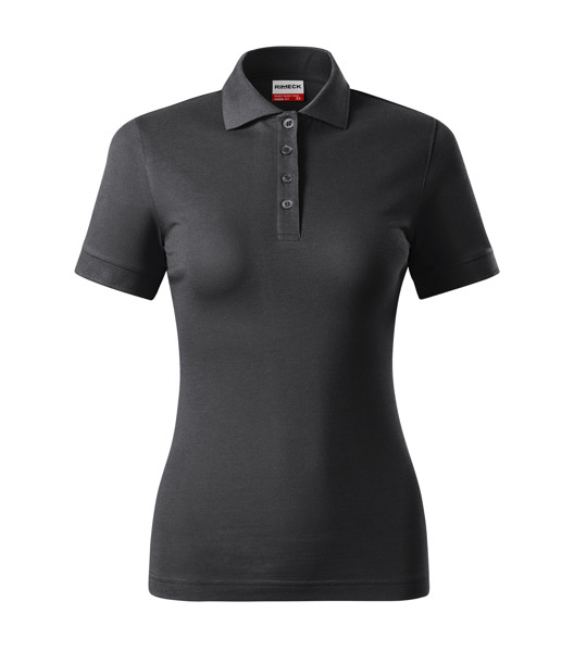 Polokošile Dámská Rimeck® Resist Heavy Polo - Ebony Gray 94 (Brand Label) / 2XL