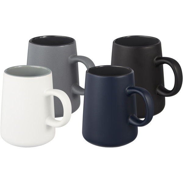 Joe 450 ml ceramic mug - Black