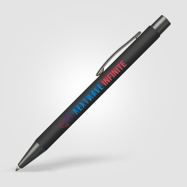 Stylo Bowie Softy - Noir / Jet d’encre 4 couleurs