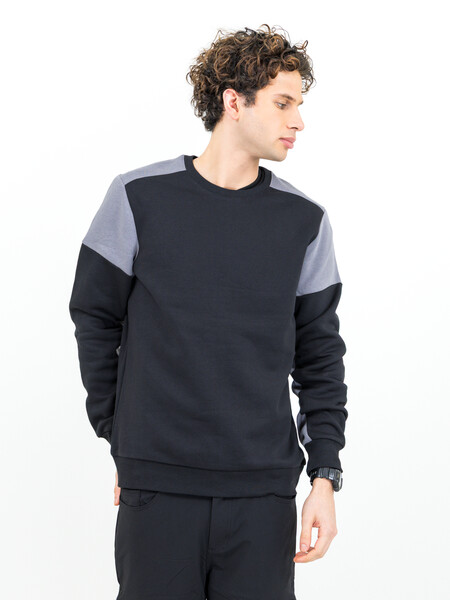 Printer Prime Crewneck Black/Anthra XS