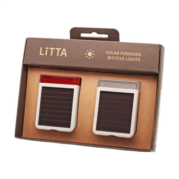 Solar Bikelight lampes de vélo - Blanc