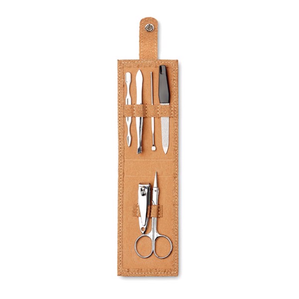 Nailkit Cork 6 pcs set, stainless steel tools