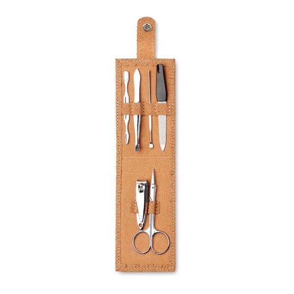 MB - Cork 6 piece manicure set Nailkit Cork