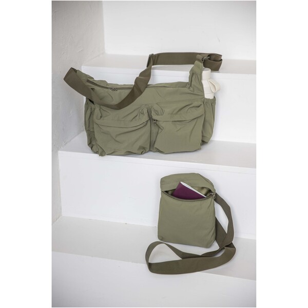 Arca GRS recycled nylon crossbody bag - Black