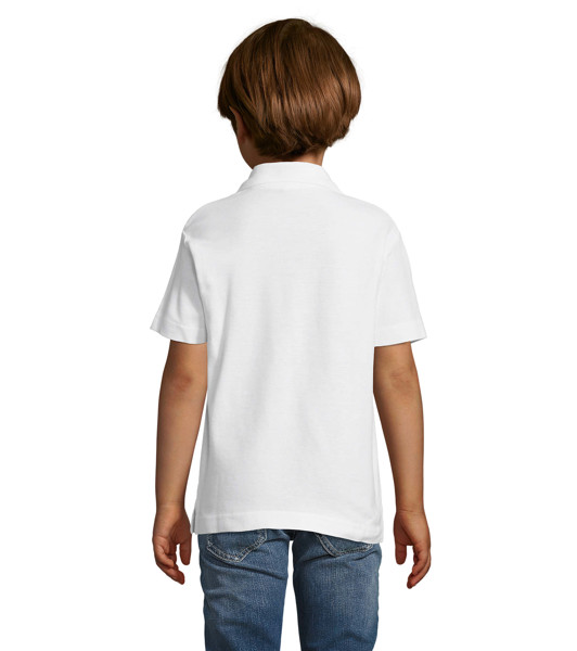 Sol's Summer II otroška polo majica, 100% bombaž 170 g - Bela / 4XL