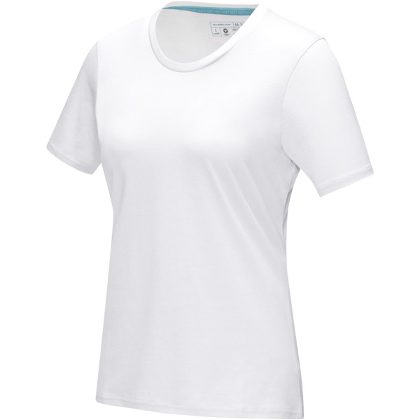 Damska koszulka organiczna Azurite z krótkim rękawem z certyfikatem GOTS - Biały / XXL