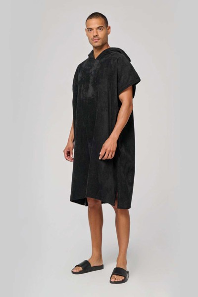 Unisex pončo s kapuljačom i ručnikom - S / M