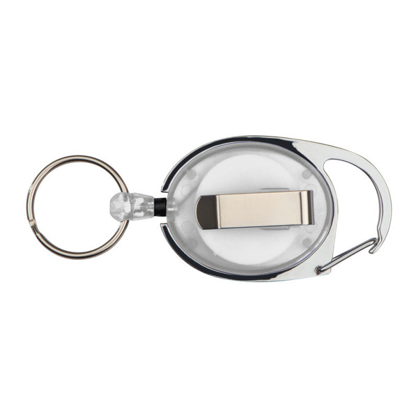 Keyring with Carabiner Employee - White