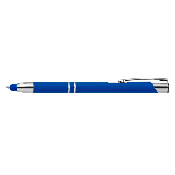 Stylo Crosby Softy Pointe Stylet - Bleu foncé / Jet d’encre 4 couleurs
