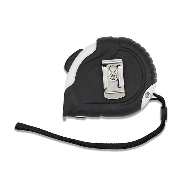 Correct 5 m tape measure - White / Black