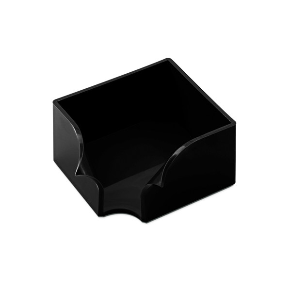 PAPER BLOCK HOLDER (90x90x48mm) - Noir opaque / 