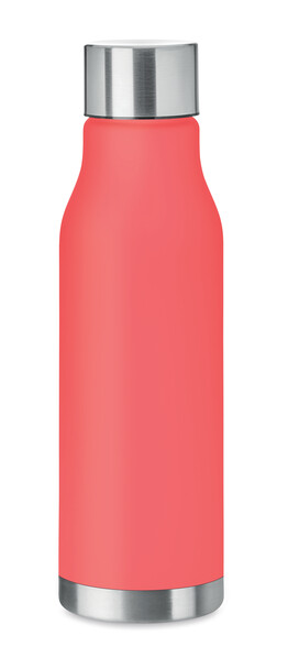 Bottiglia in RPET da 600ml Glacier Rpet - Rosso Trasparente