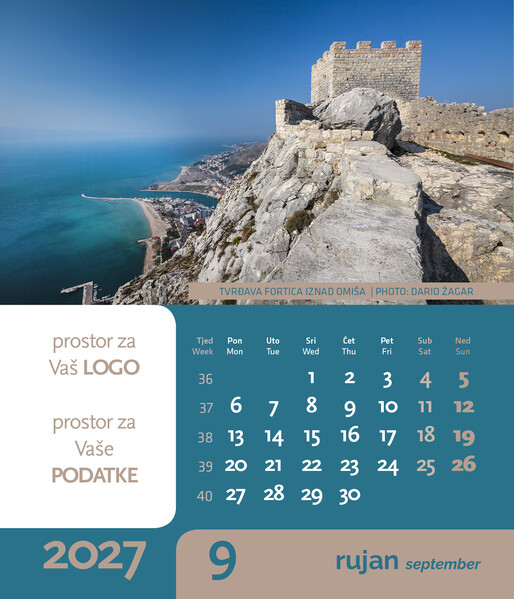 Stolni CD kalendar – Dvorci i utvrde