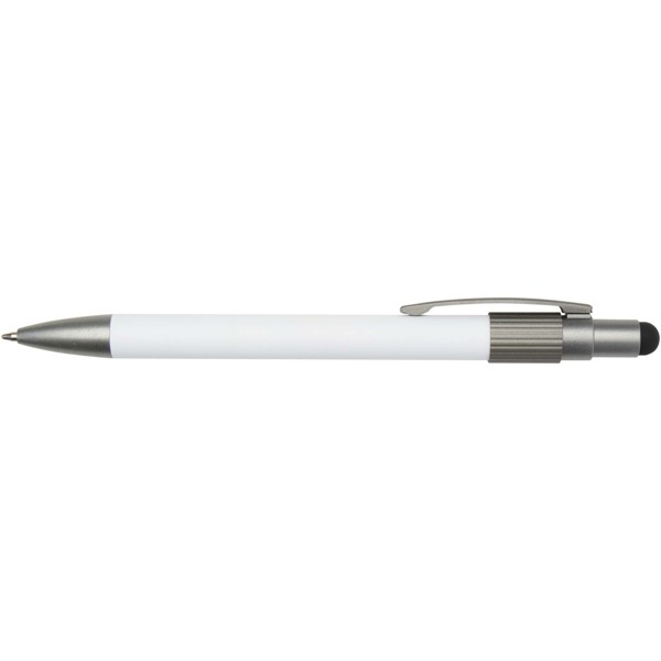 Rill RCS recycled ballpoint pen with stylus and fidget spinner (black ink) - White