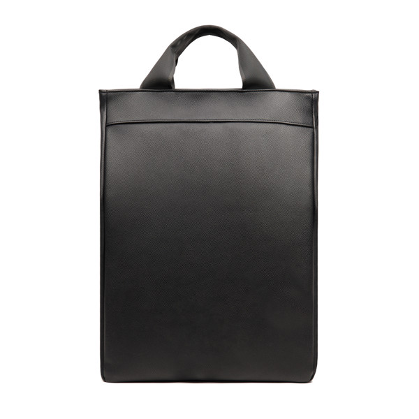 Vinga Bermond recycled backpack, 17 inch laptop fit - Black