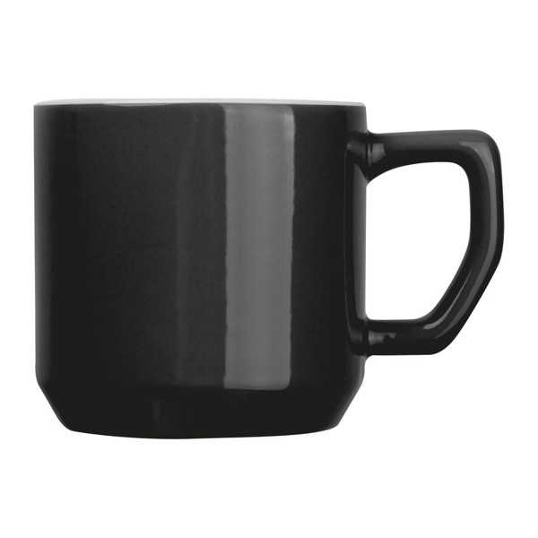 Keramický hrnček Kyiv 330 ml - Čierna