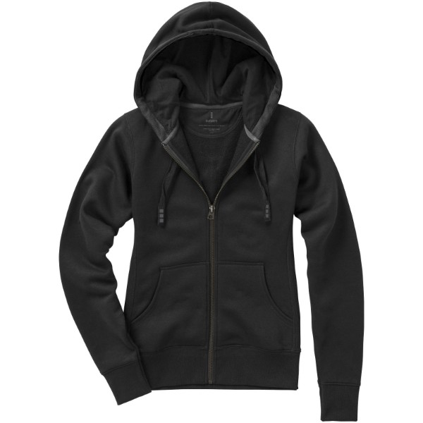 Arora women's full zip hoodie - Solid black / L