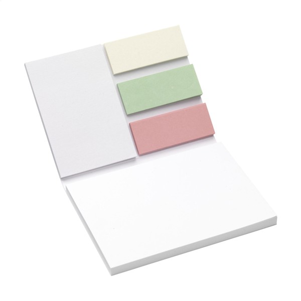 Memo Sticky Notes and Markers Recycled Paper bloc-note