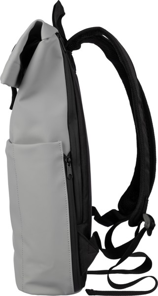 Mochila de couro PU Senta - Grey
