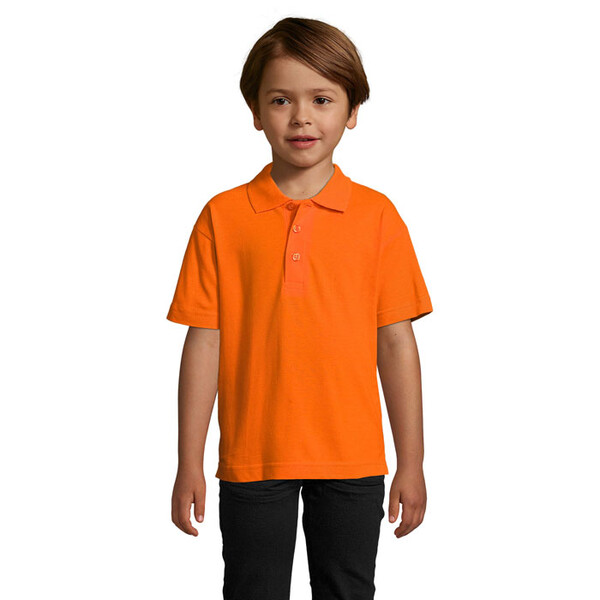 SUMMER II KIDS Polo 170g - LaranjaXL