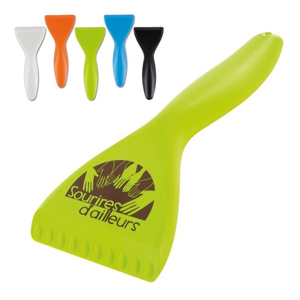 ICE SCRAPER WITH HANDLE - Blanc / 