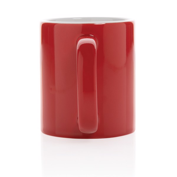 Základný keramický hrnček 350ml - Červená